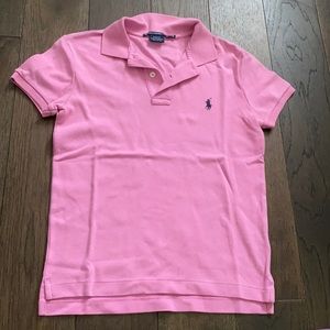 Ralph Lauren sport collar pink shirt